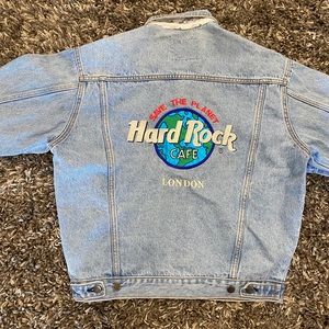 VINTAGE HARD ROCK CAFE DENIM JACKET
